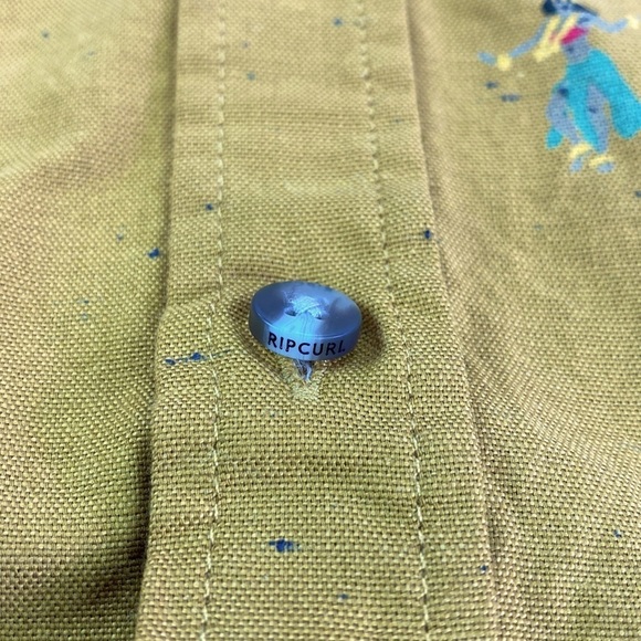 RIP CURL-HULA BREACH SHORT Hawaiian SLEEVE BUTTON UP SHIRT - Picture 7 of 8